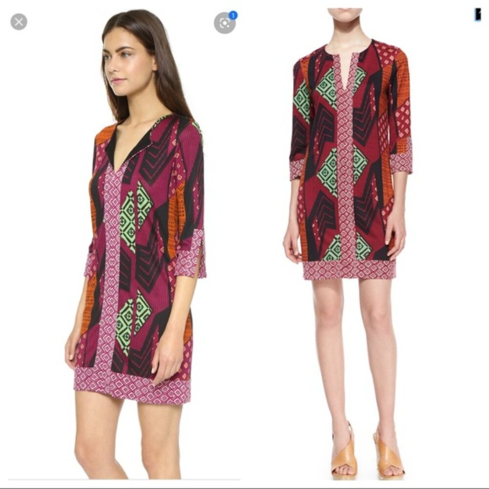Diane Von Furstenberg Multicolor Mini Dress
